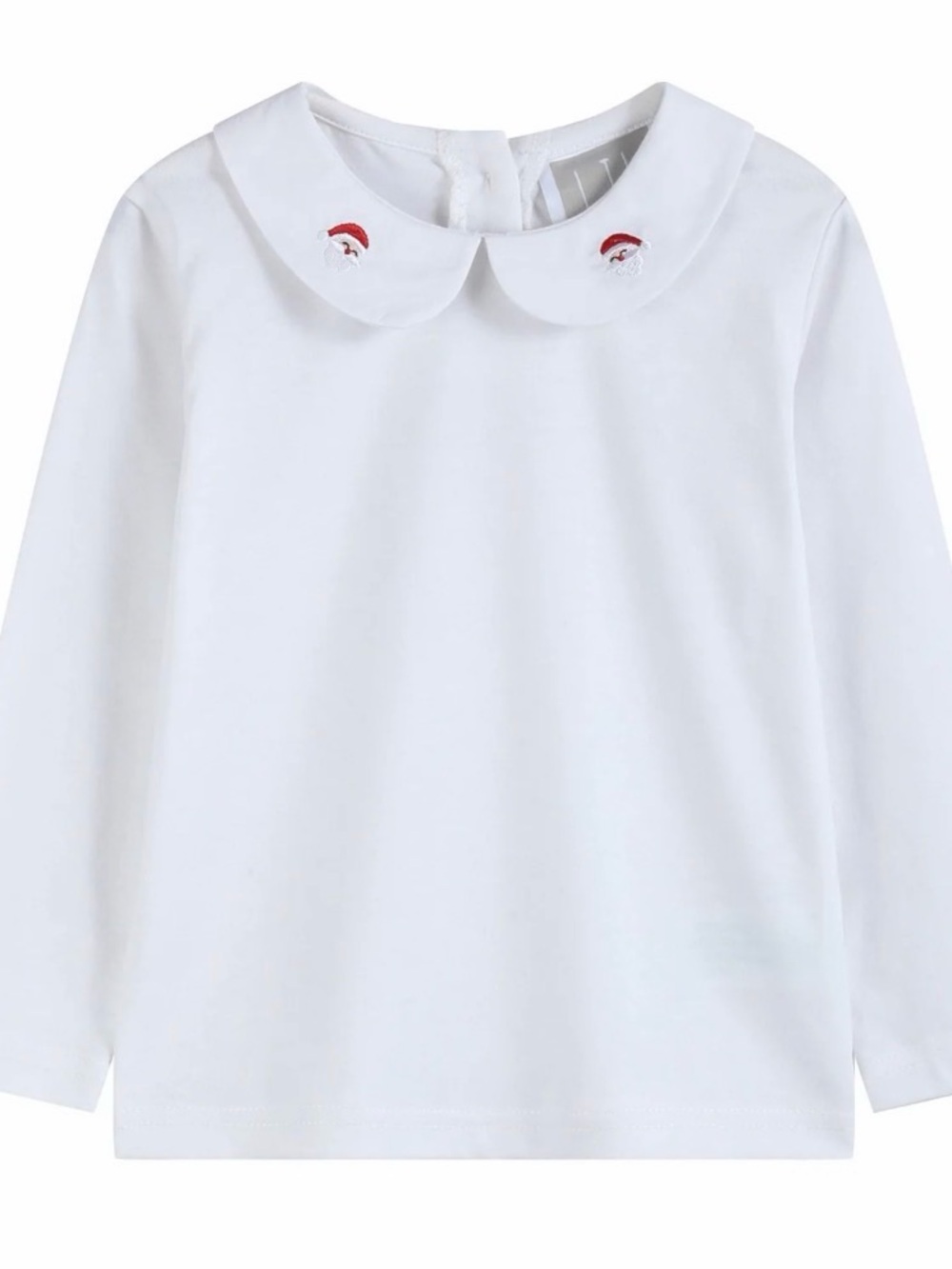 Santa Claus Peter Pan Collar Long-Sleeve